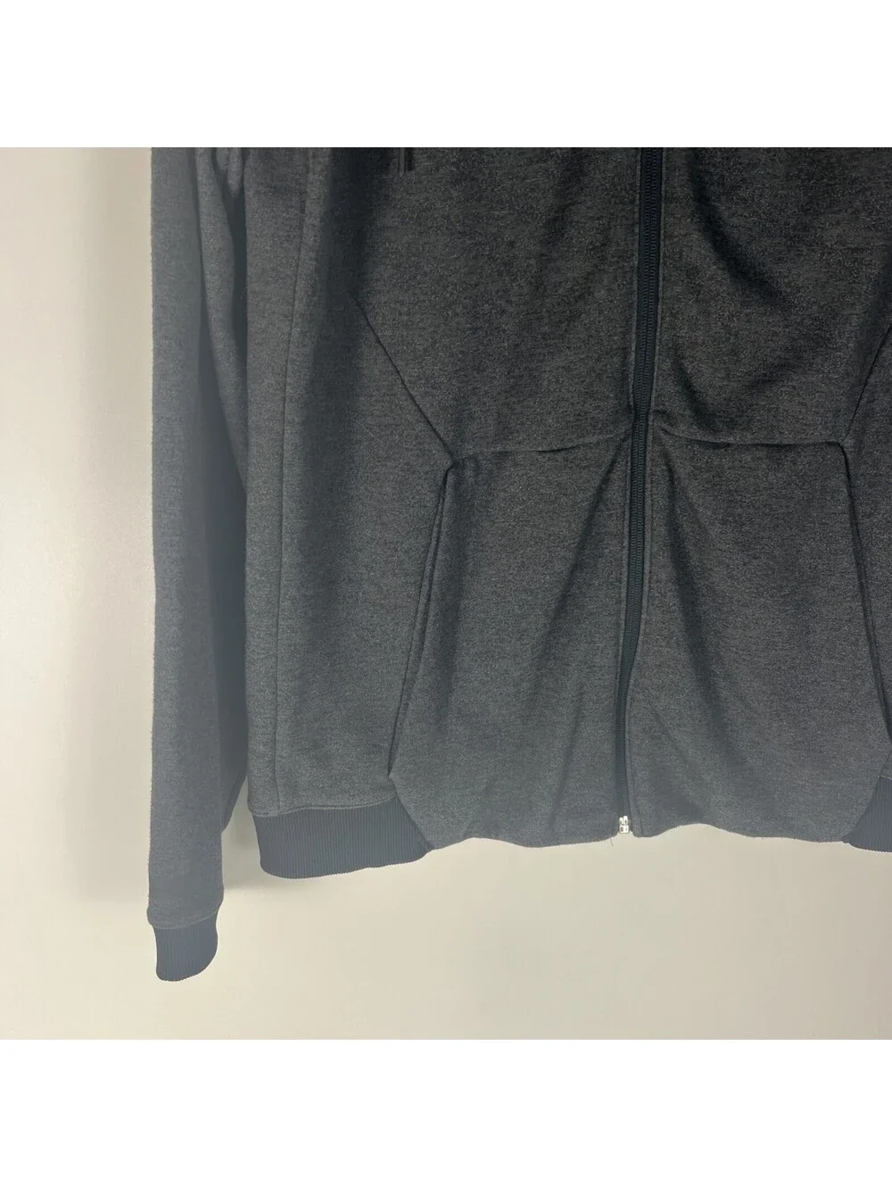 Under Armour Charcoal Zip-Up Sweater-Men's Large